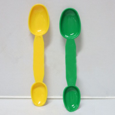 Plastic measure spoon two head scoop small salt spoon measuring spoon