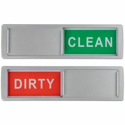 Kitchen clean dirty sign dishwasher magnet  Fridge magnet slider indicator